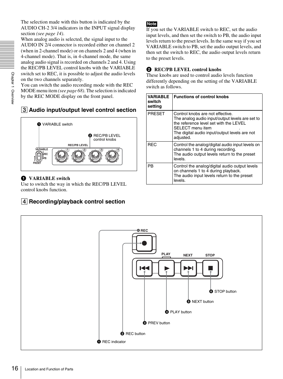 Sony DSR-DR1000A User Manual | Page 16 / 105