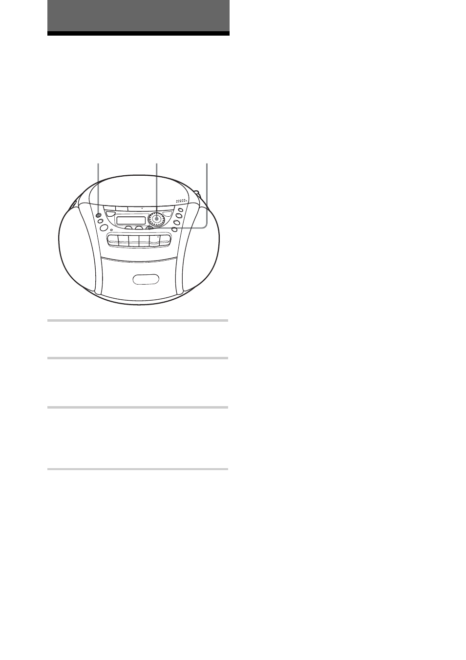 The radio, Presetting radio stations, 16 the radio | Sony CFD-E95 User Manual | Page 16 / 32