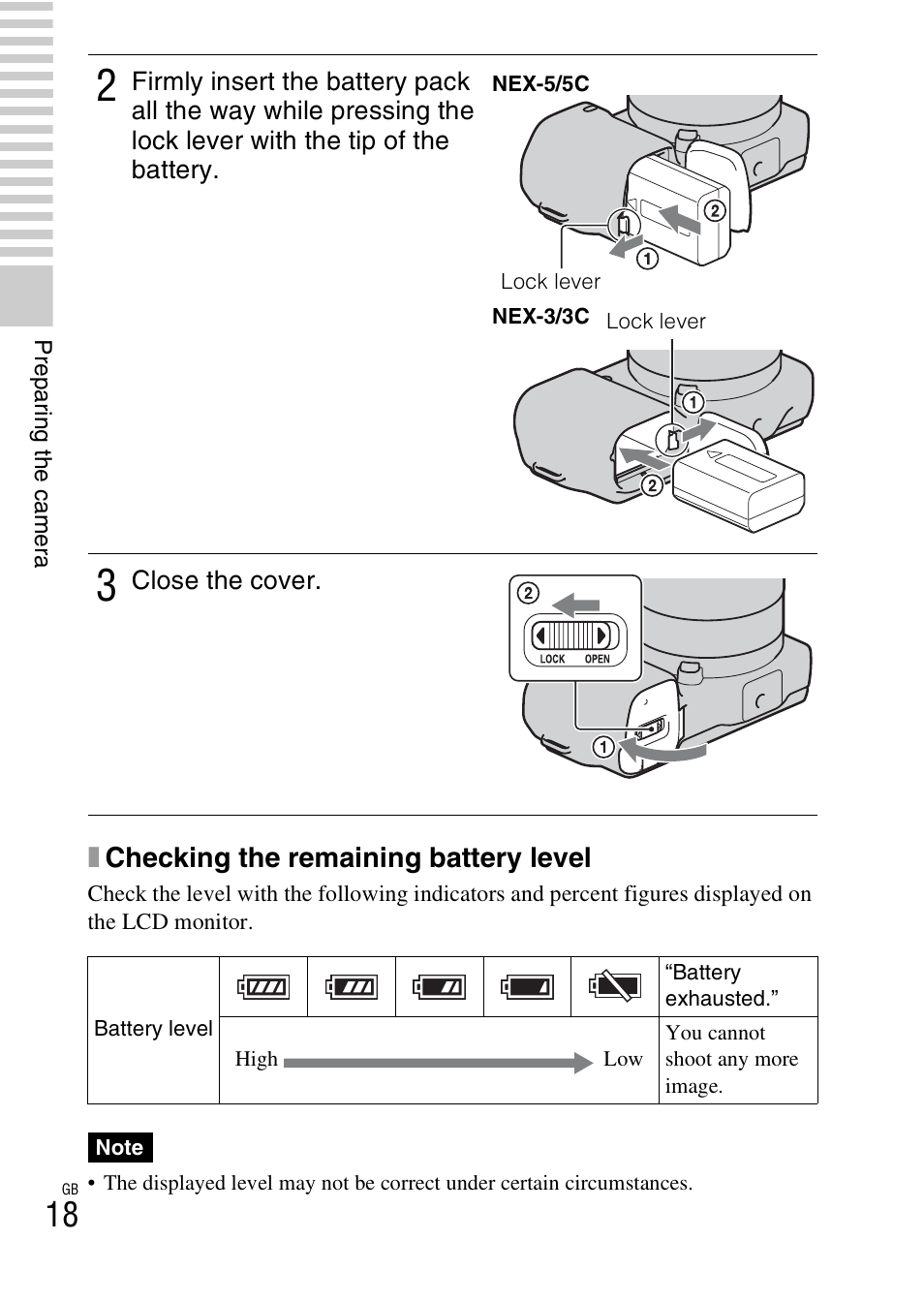 Sony NEX-5 User Manual | Page 18 / 82