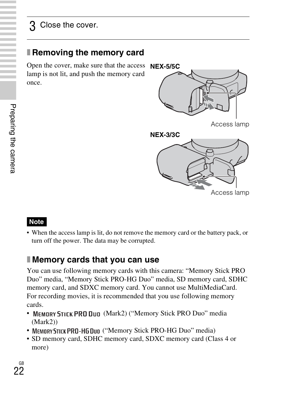 Sony NEX-5 User Manual | Page 22 / 82