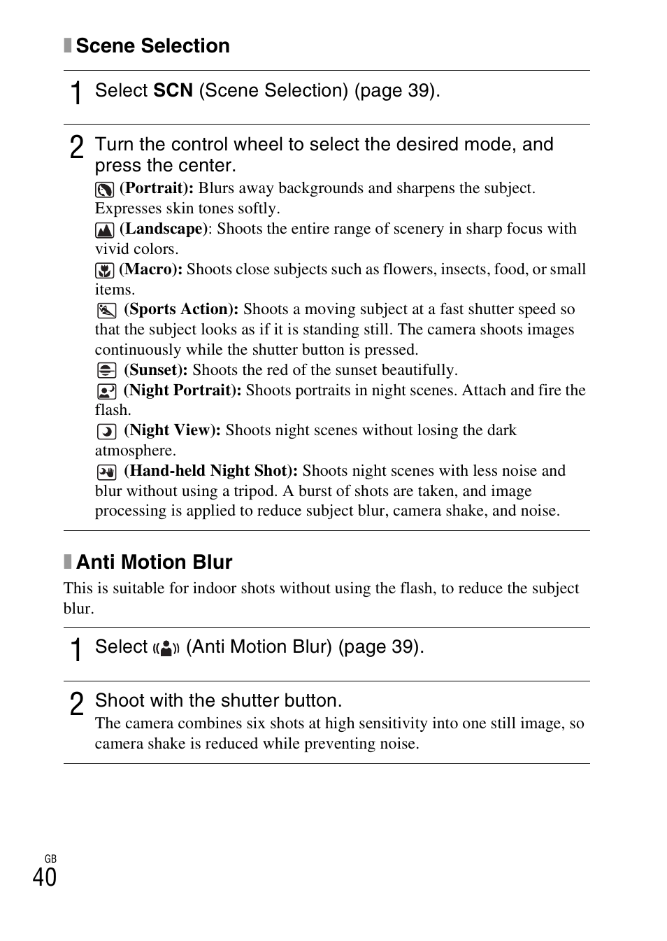 Sony NEX-5 User Manual | Page 40 / 82
