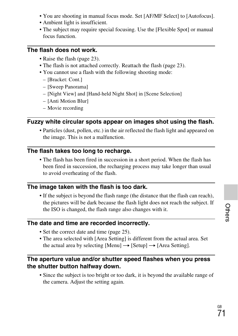 Sony NEX-5 User Manual | Page 71 / 82