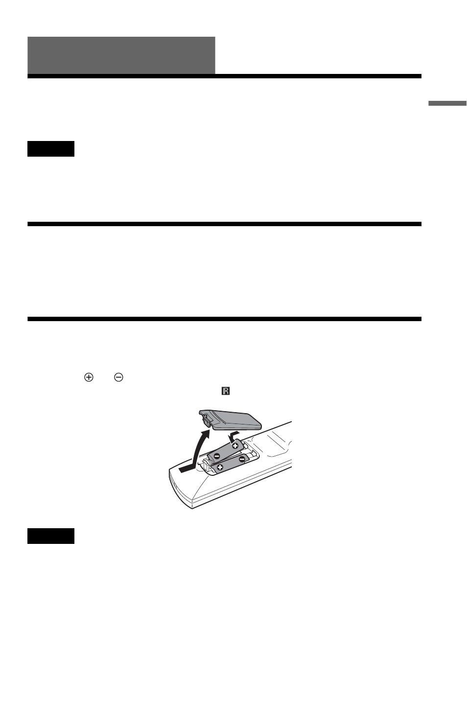 L0 - hookups, L1ac - hooking up the player, L1 - step 1: unpacking | L1 - step 2: inserting batteries into the remote, Hookups, Remote sensor) (13), Hooking up the player, Step 1: unpacking, Step 2: inserting batteries into the remote | Sony DVP-NS15 User Manual | Page 13 / 66