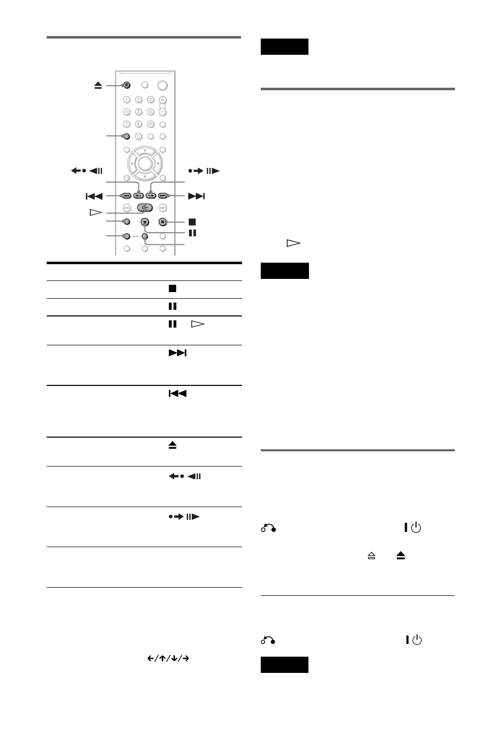 Tons (20, Buttons (20), Additional operations | Playback quickly or slowly with sound, Locking the disc tray (child lock) | Sony DVP-NS15 User Manual | Page 20 / 66