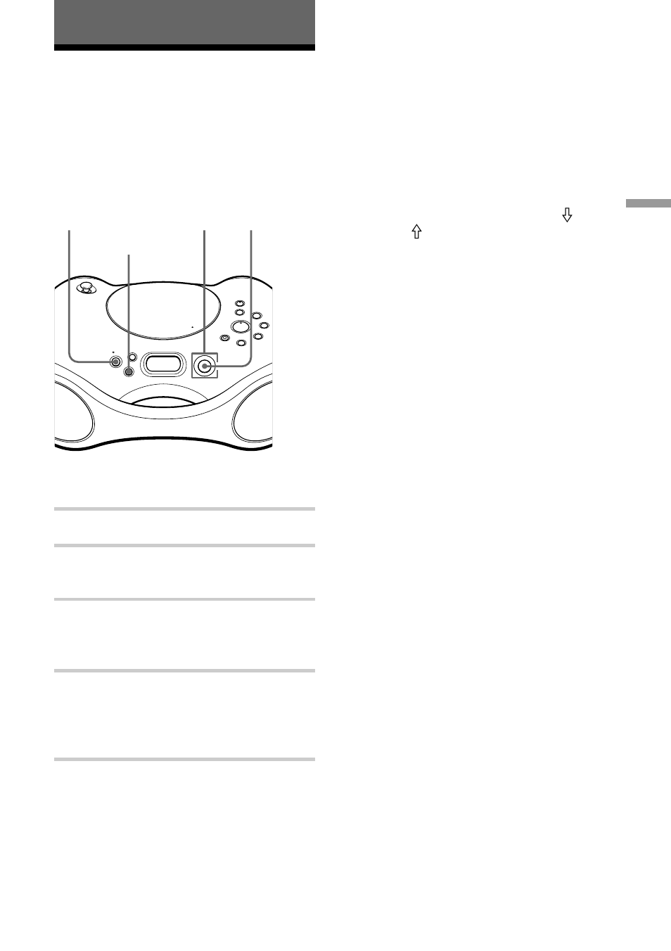 The radio, Presetting radio stations, 15 the radio | Sony ZS-X3CP User Manual | Page 15 / 28