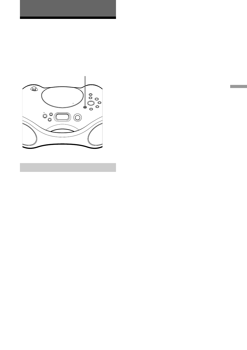 The audio emphasis, Selecting the audio emphasis (mega bass), Selecting the audio emphasis | Sony ZS-X3CP User Manual | Page 17 / 28