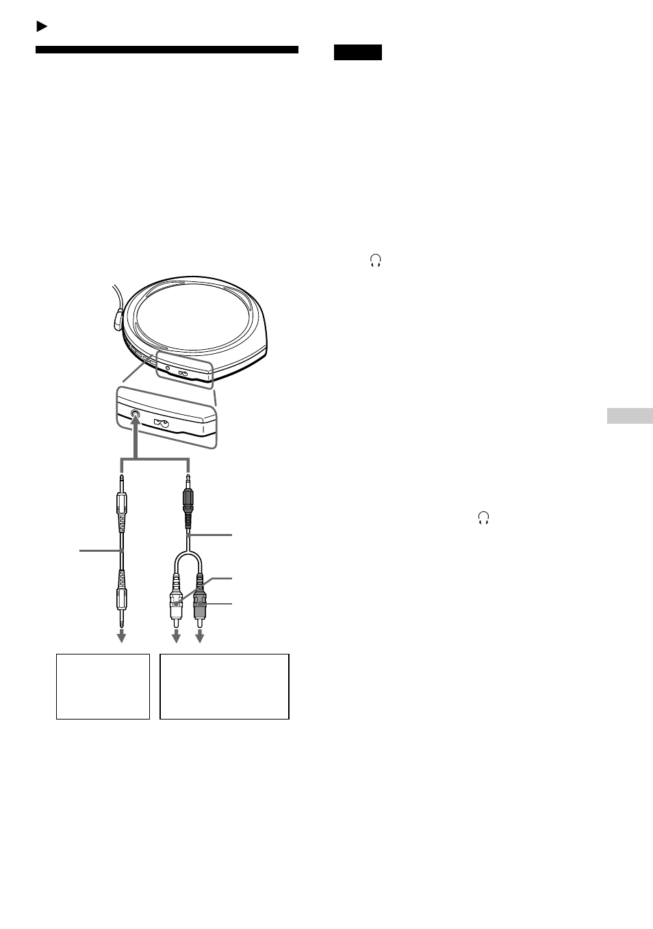 Connecting your cd player, Connecting a stereo system, 17 connecting a stereo system | Sony D-E888 User Manual | Page 17 / 28