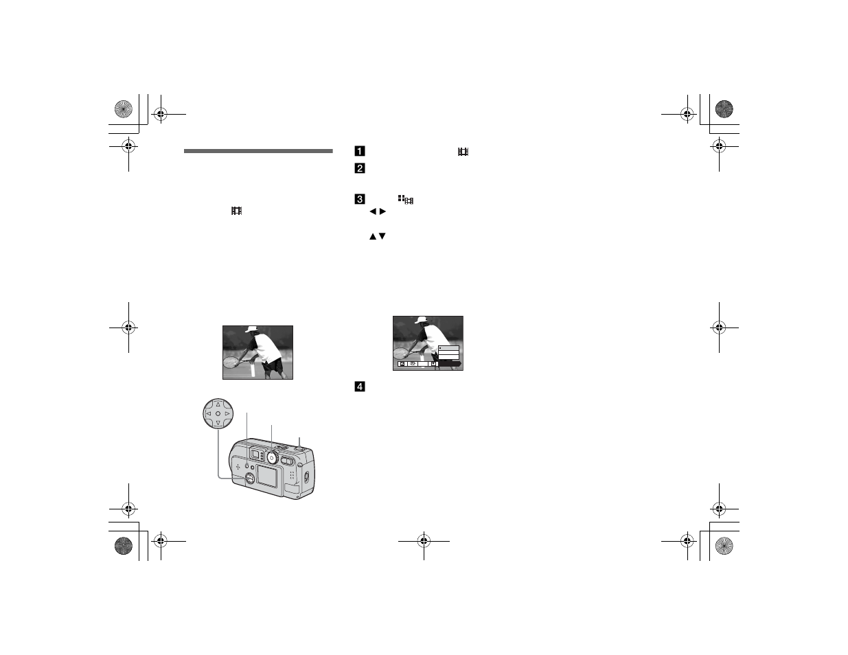 Shooting in multi burst mode, Multi burst) | Sony DSC-P71 User Manual | Page 64 / 108