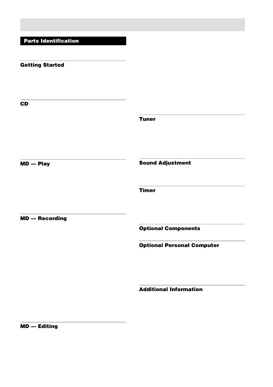 Sony CMT-C7NT User Manual | Page 3 / 64