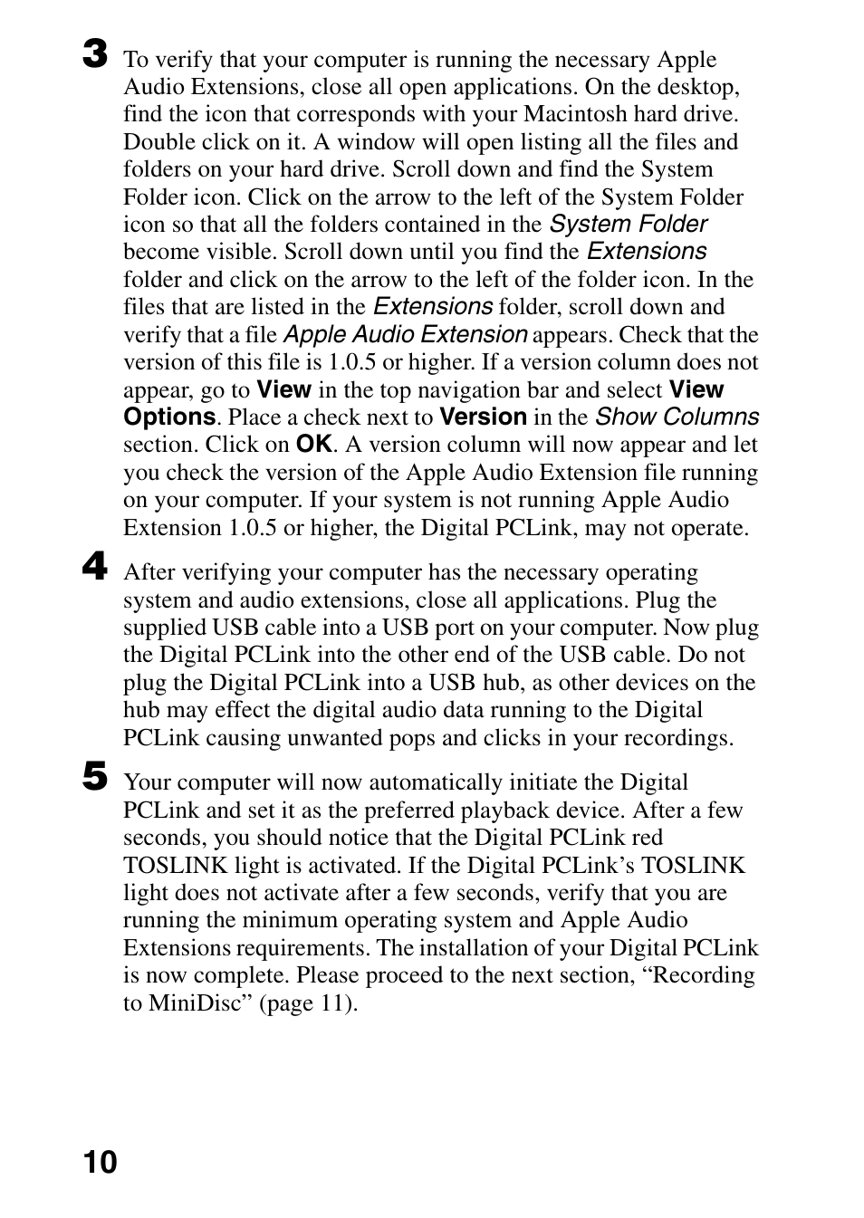 Sony DG2 User Manual | Page 10 / 20