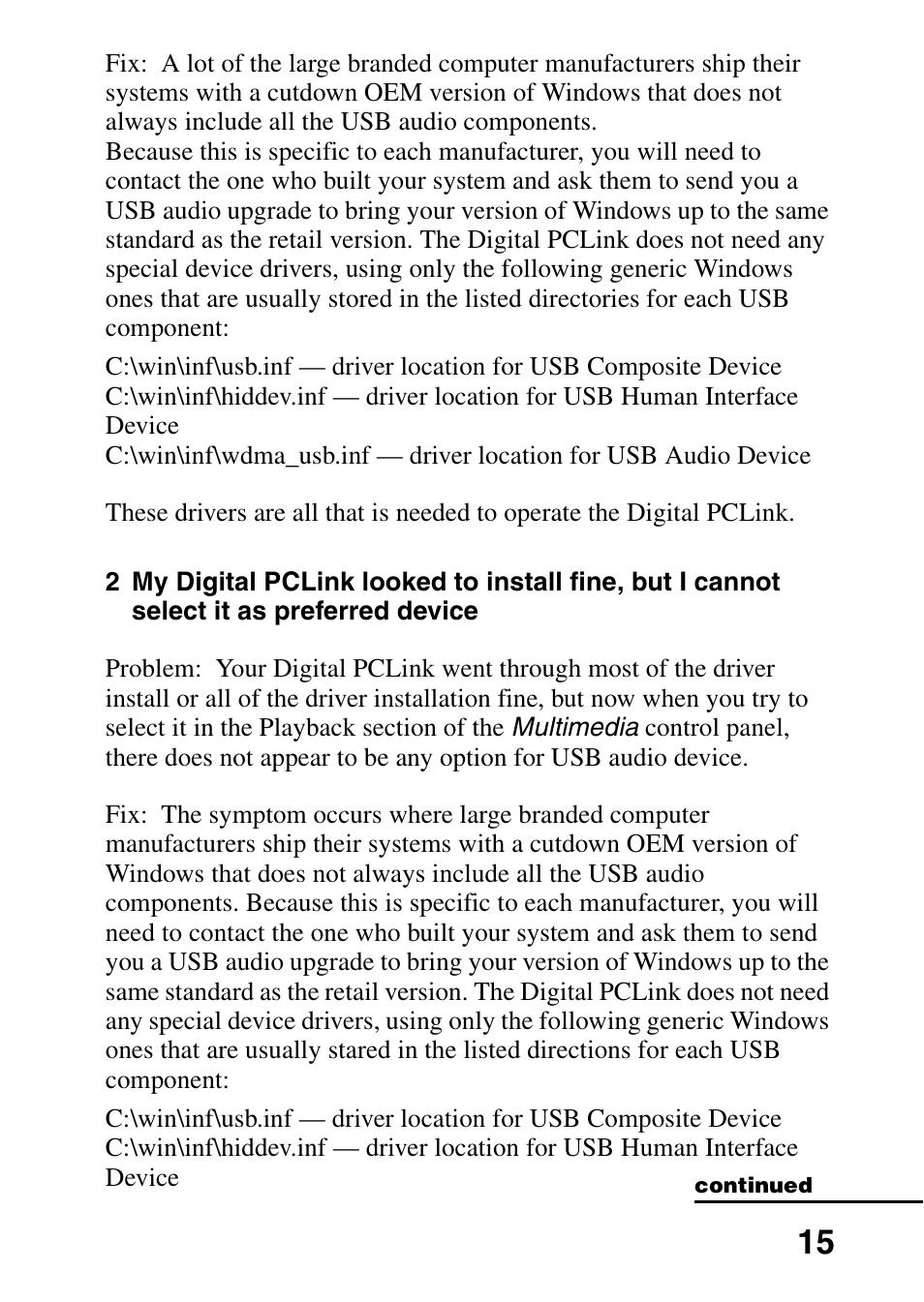 Sony DG2 User Manual | Page 15 / 20