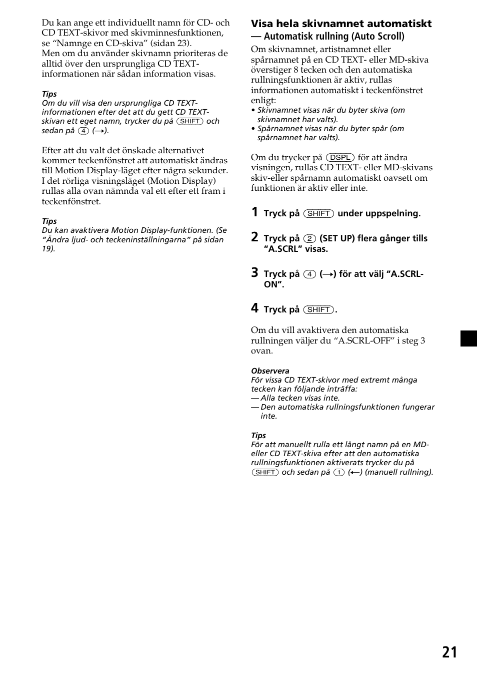 Sony CDX-4260R User Manual | Page 111 / 120