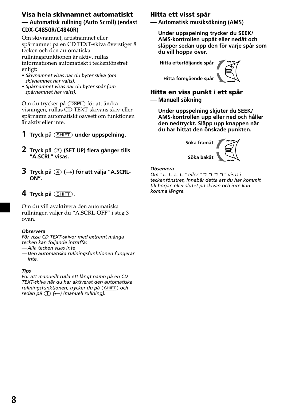 Sony CDX-4260R User Manual | Page 98 / 120