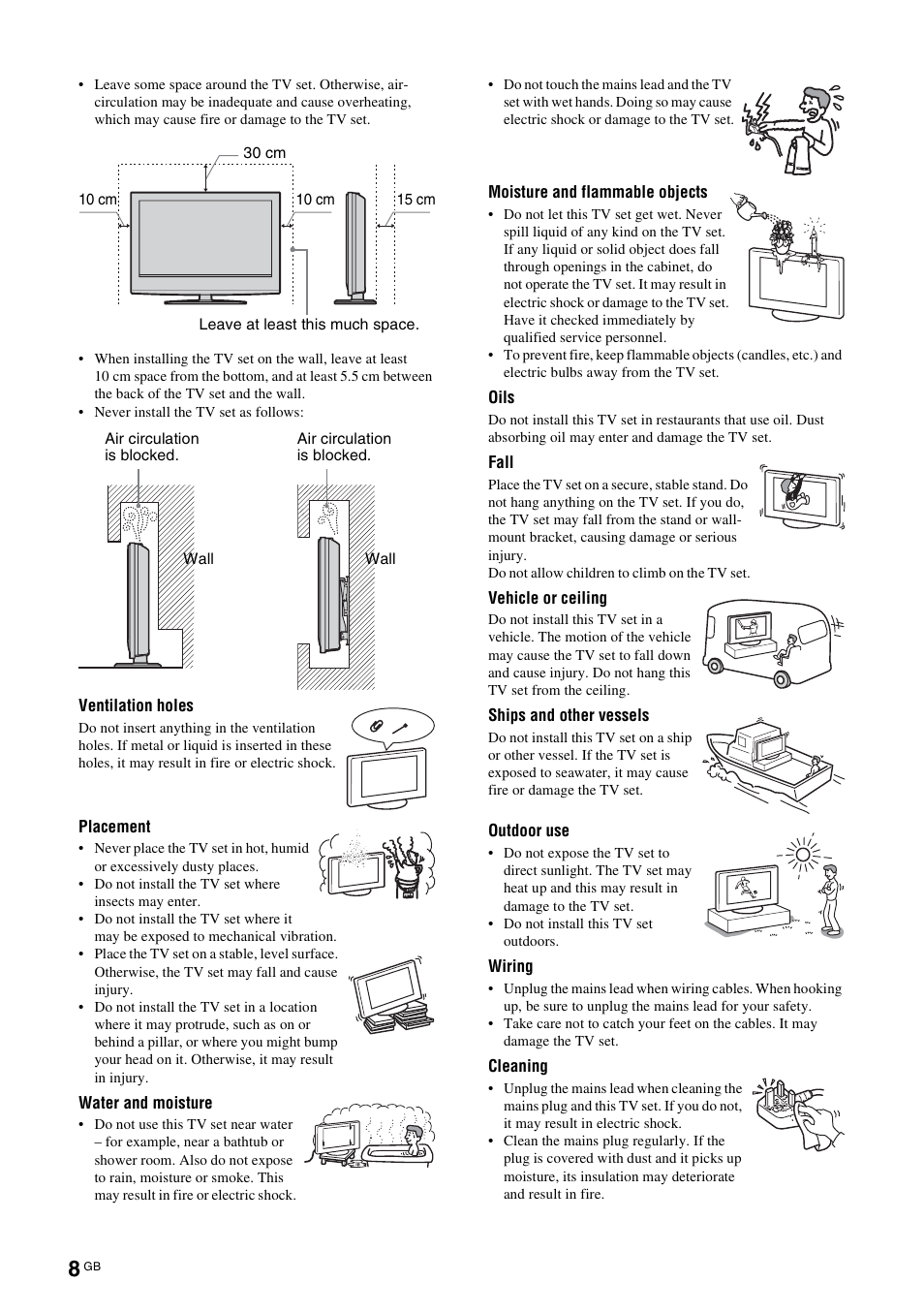 Sony Bravia KDL-26S2020 User Manual | Page 8 / 44