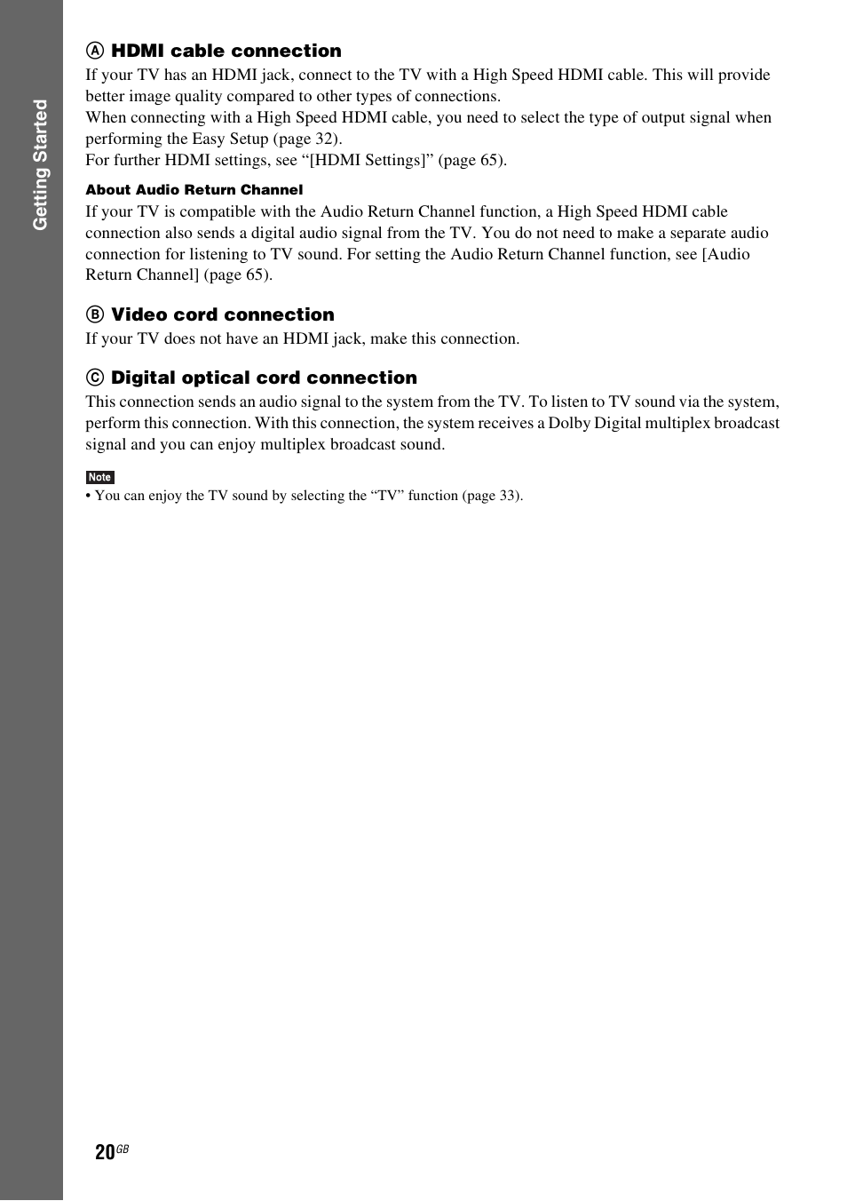 Sony BDV-L800 User Manual | Page 20 / 84