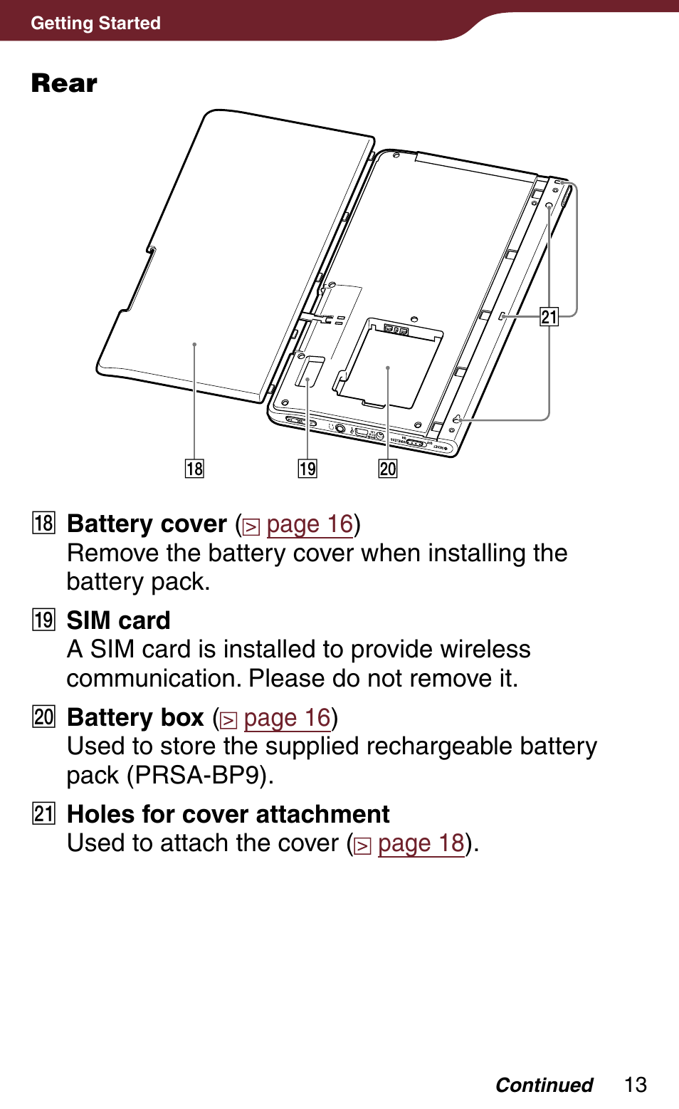 Sony Reader Daily Edition 4-174-983-12(1) User Manual | Page 13 / 202