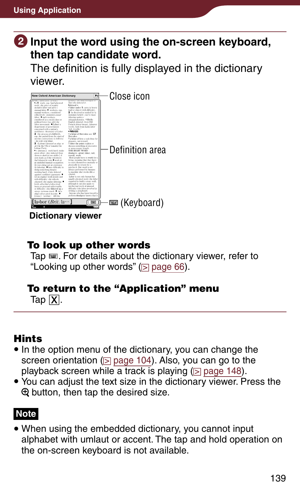 Sony Reader Daily Edition 4-174-983-12(1) User Manual | Page 139 / 202