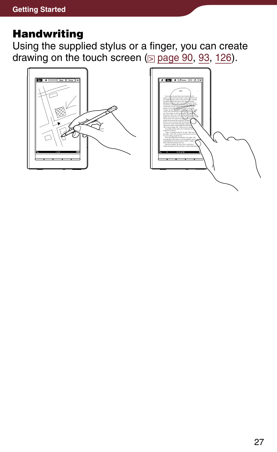 Sony Reader Daily Edition 4-174-983-12(1) User Manual | Page 27 / 202