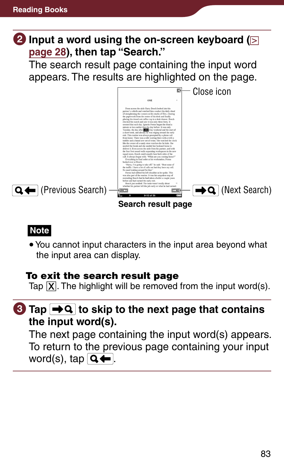 Sony Reader Daily Edition 4-174-983-12(1) User Manual | Page 83 / 202