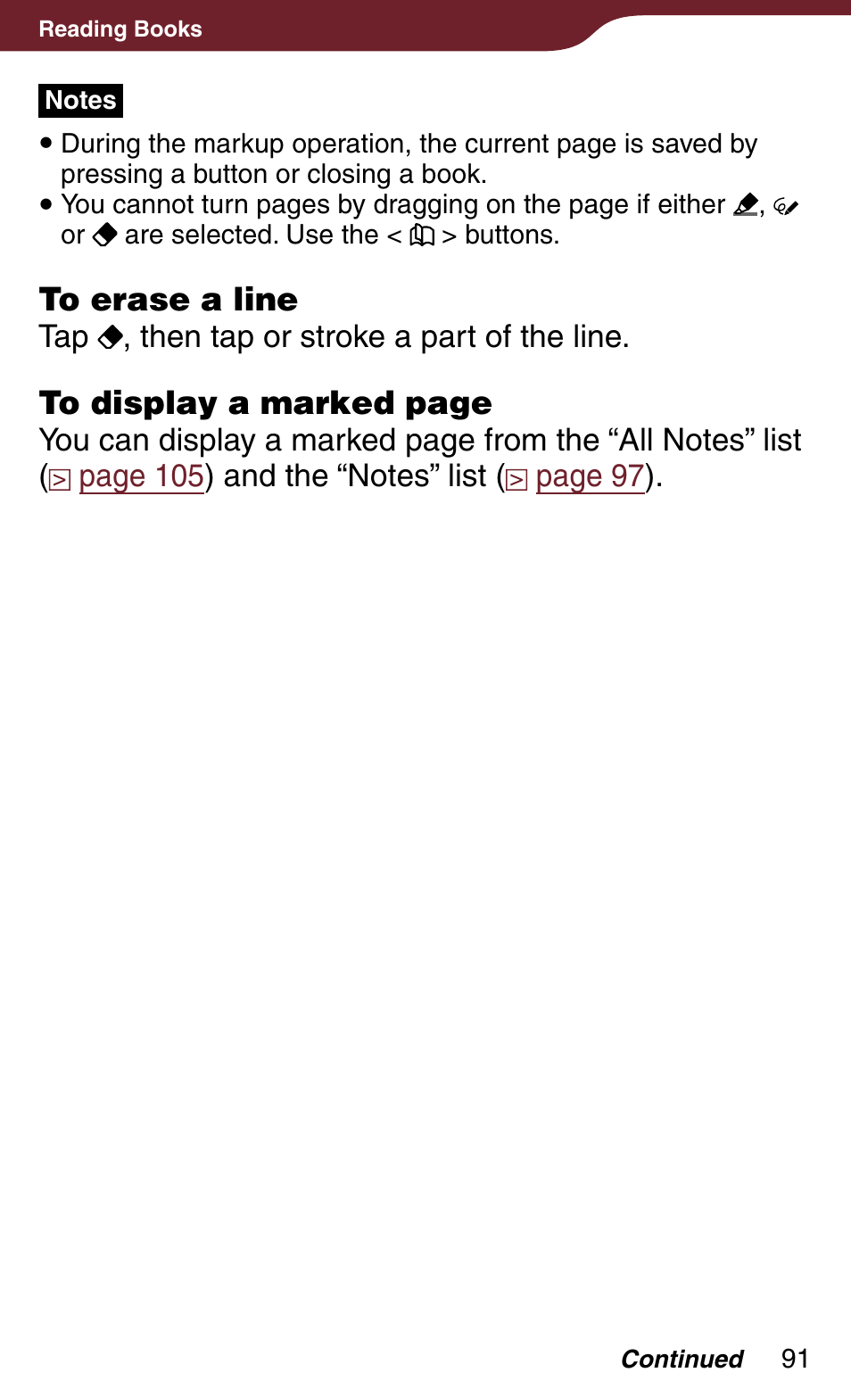 Sony Reader Daily Edition 4-174-983-12(1) User Manual | Page 91 / 202