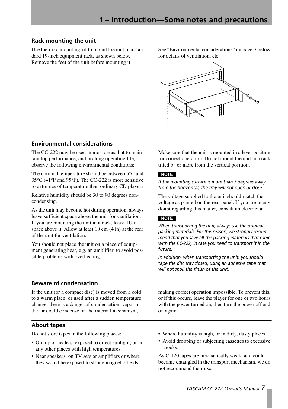 Sony CC-222 User Manual | Page 7 / 42