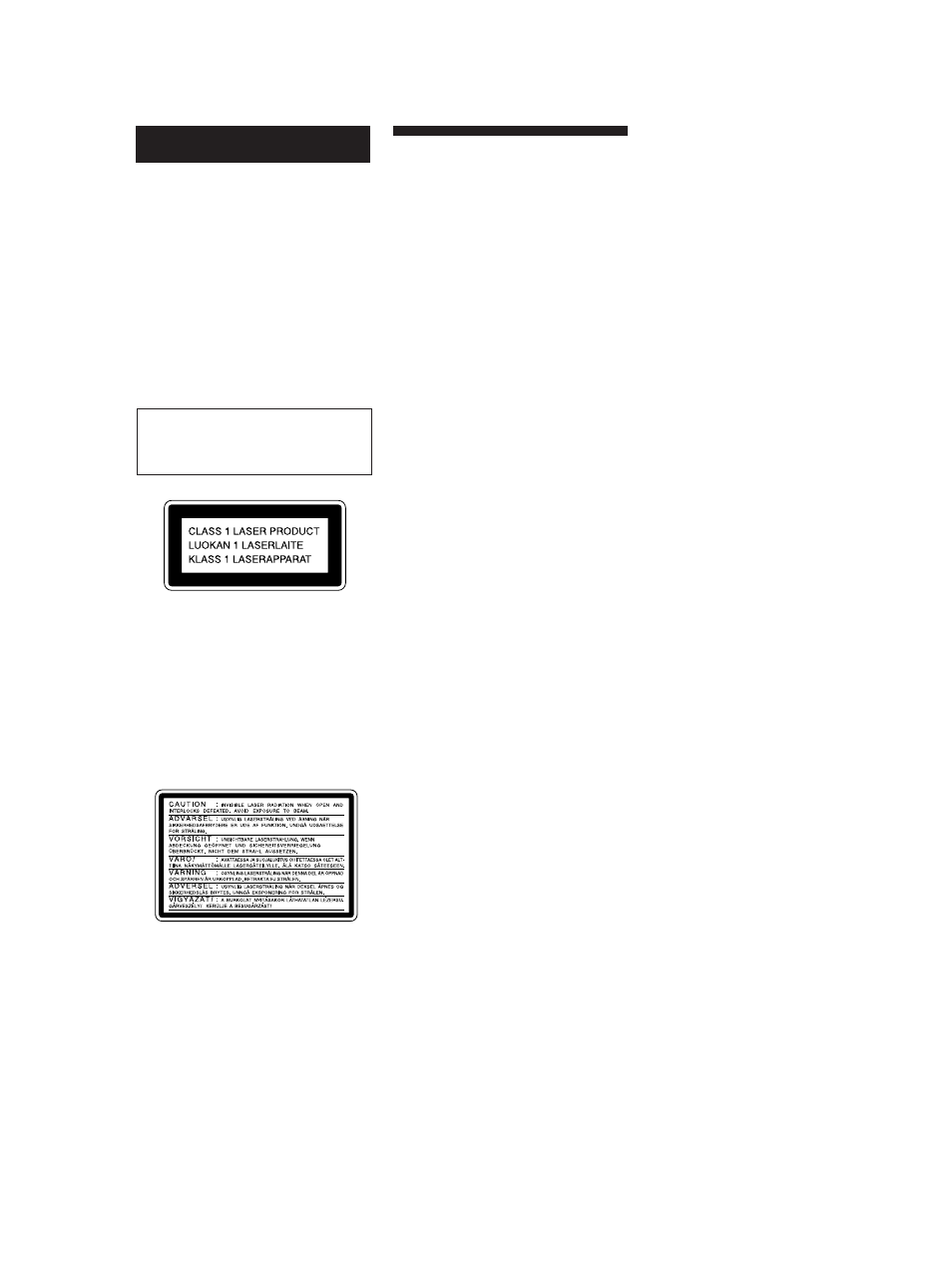 Précautions, Avertissement | Sony CDP-XB720 User Manual | Page 22 / 64