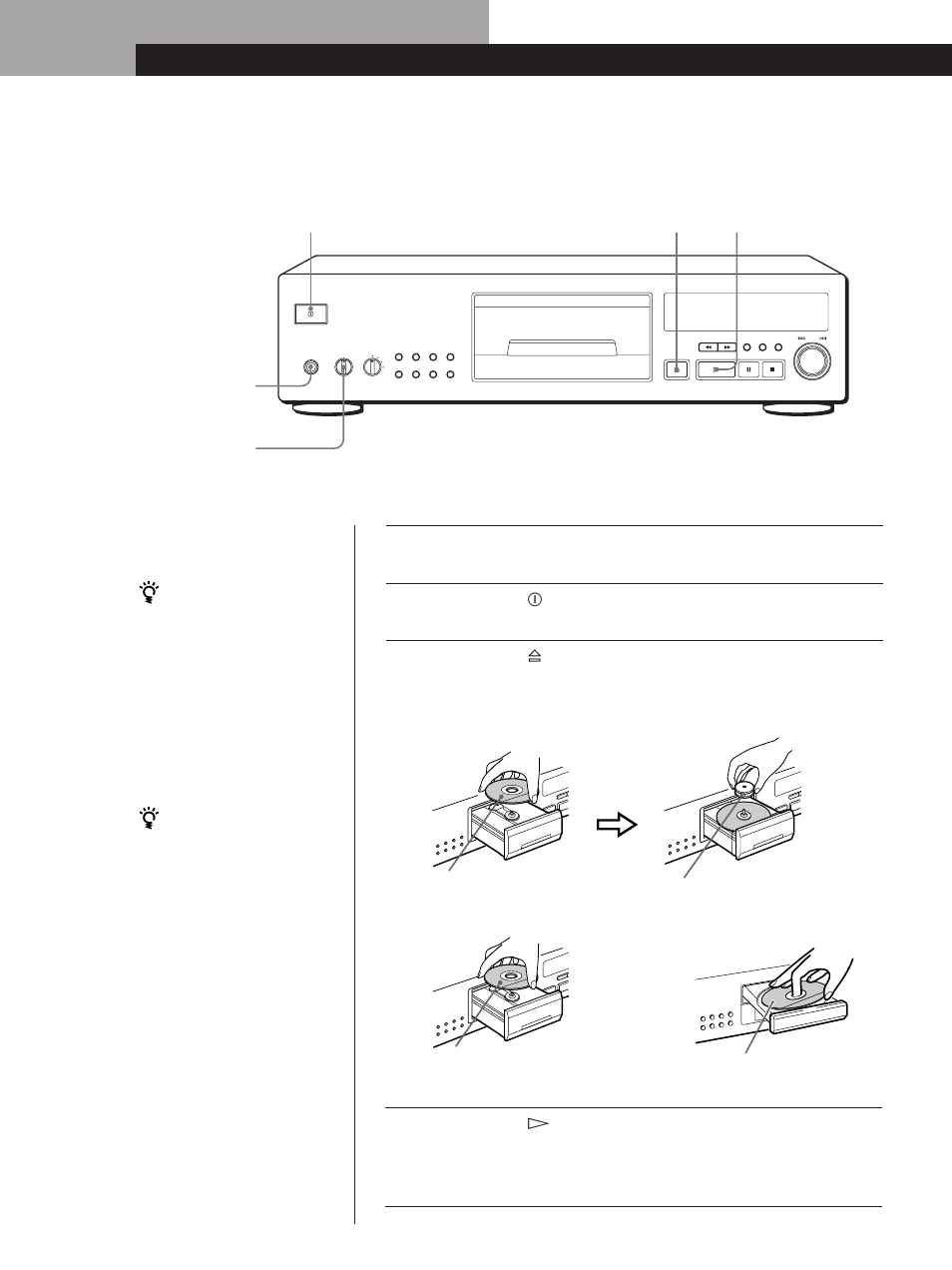 Lecture d’un disque compact, Opérations de base | Sony CDP-XB720 User Manual | Page 26 / 64