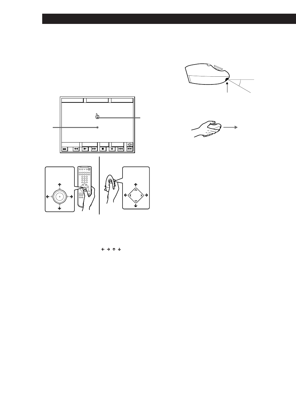Setting up the remote for on-screen control, How to use the remote, Mm â µ | Sony STR-DE1015G User Manual | Page 16 / 68