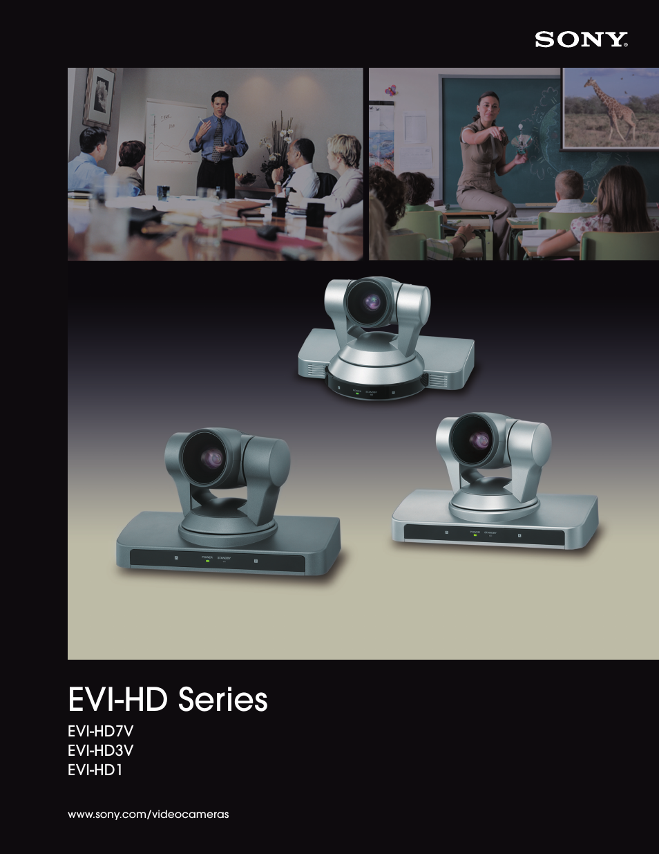 Sony EVI-HD7V User Manual | 4 pages