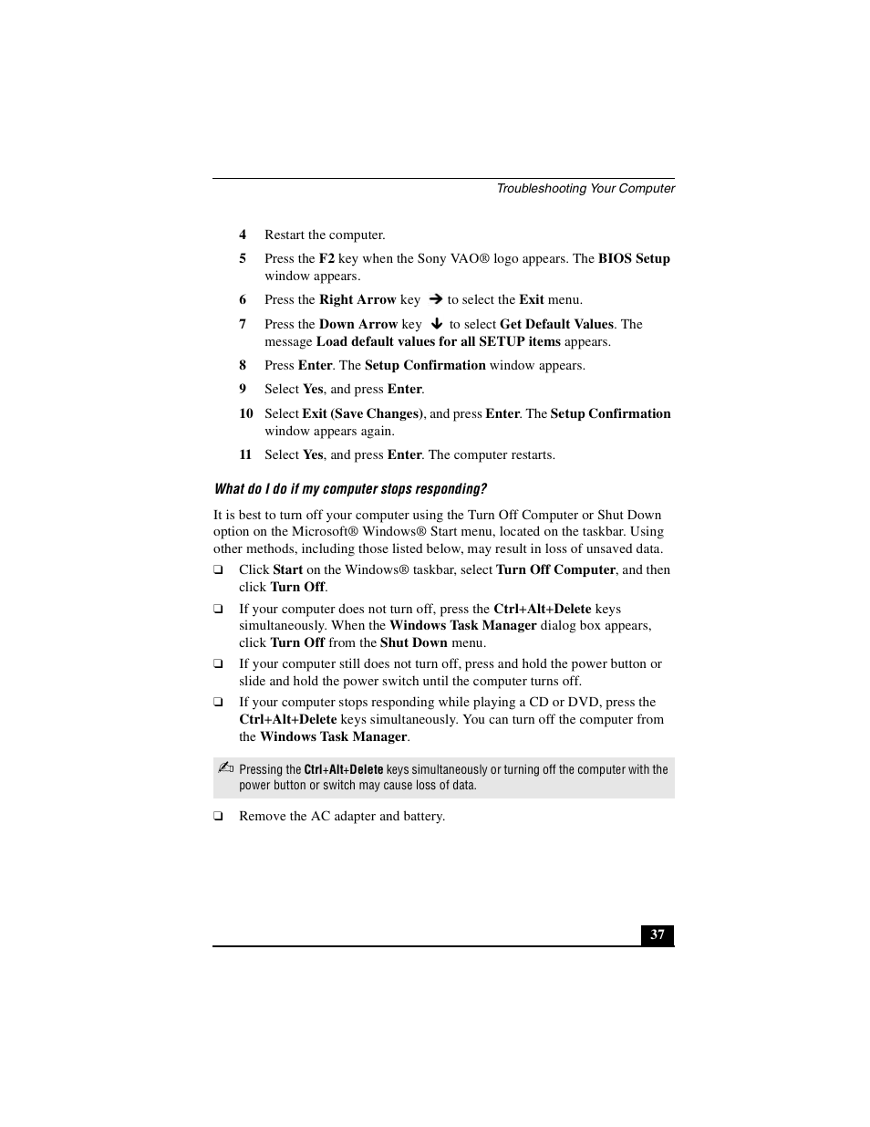 Sony PCG-V505DH User Manual | Page 37 / 40