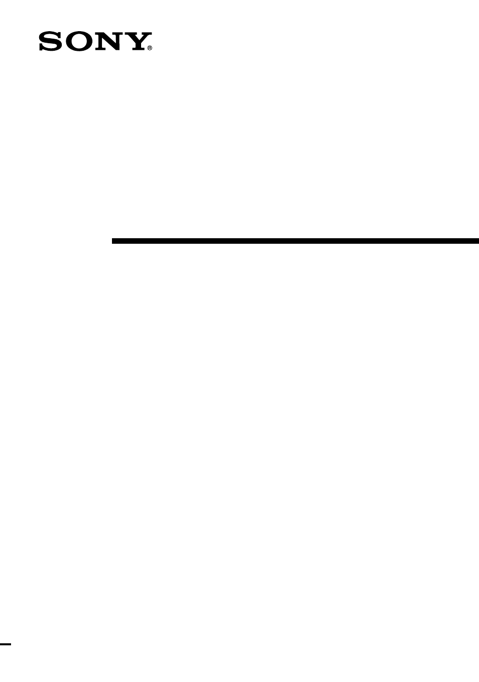 Sony RM-AV2100B User Manual | 76 pages