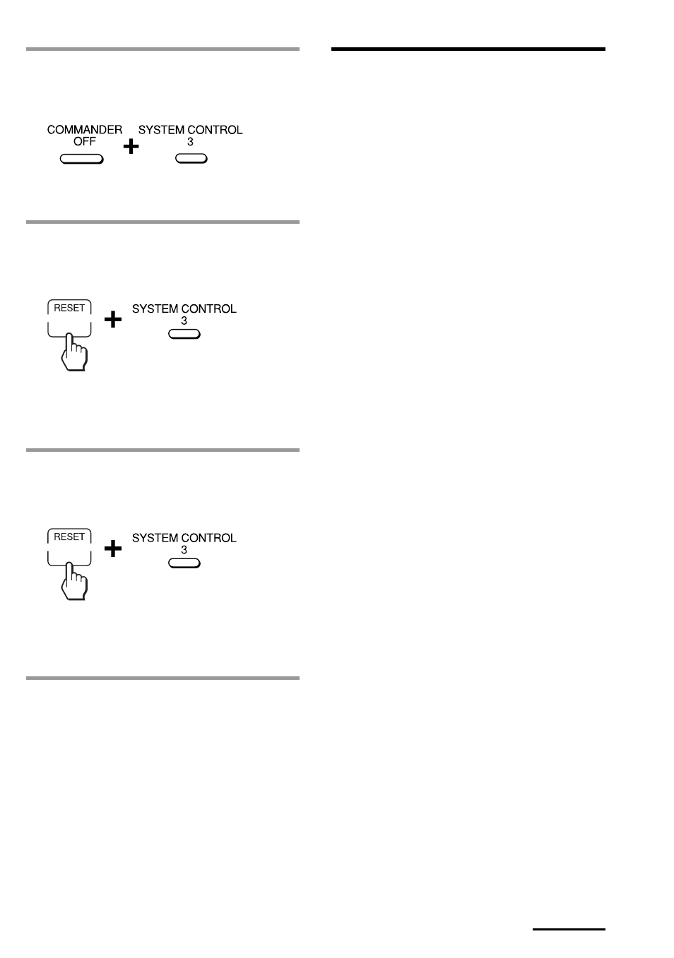 Notes on system control operations | Sony RM-AV2100B User Manual | Page 27 / 76