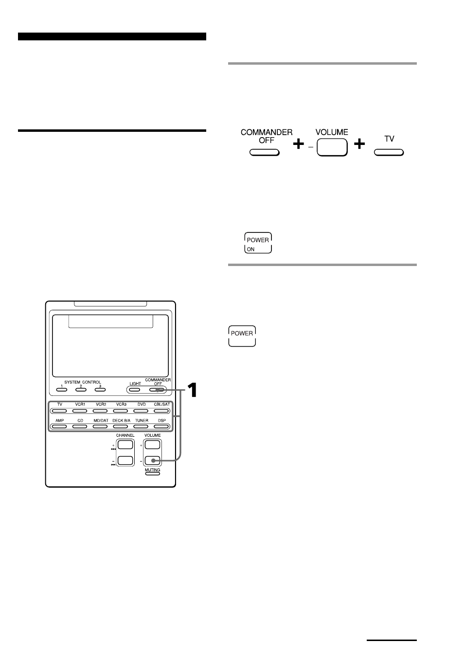 For sony components only) | Sony RM-AV2100B User Manual | Page 31 / 76