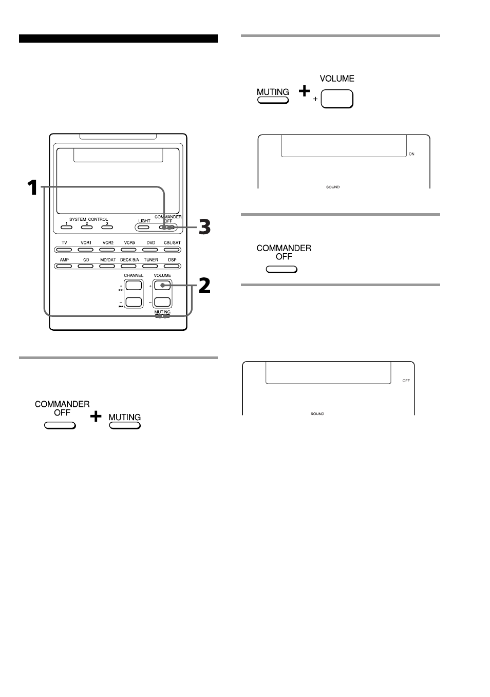 Setting the key-touch beep | Sony RM-AV2100B User Manual | Page 51 / 76