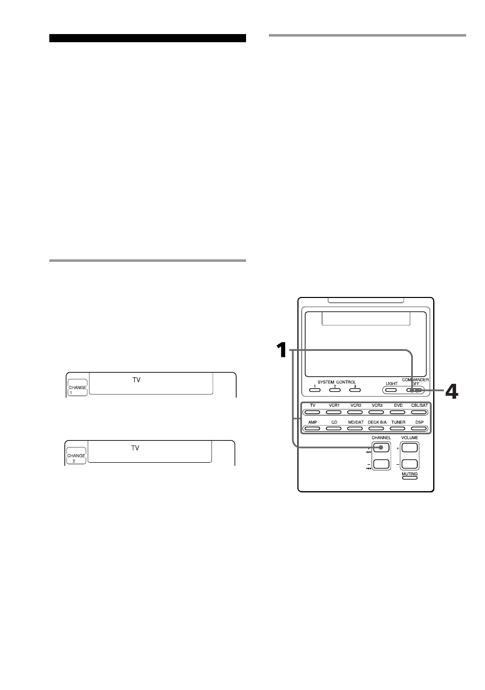 Changing the touch-key display, Changing the touch- key display | Sony RM-AV2100B User Manual | Page 52 / 76