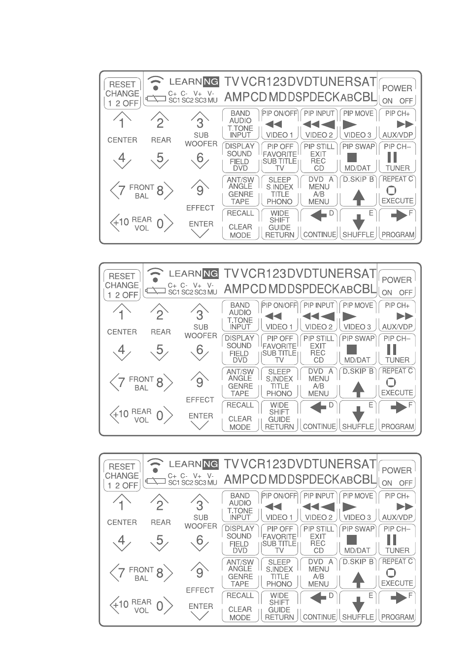 Sony RM-AV2100B User Manual | Page 73 / 76