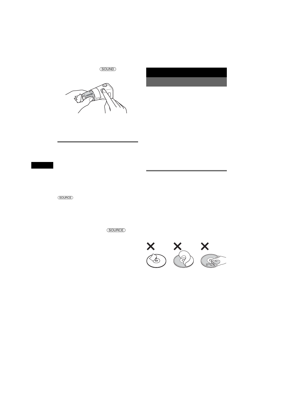 Appareil audio auxiliaire, Informations complémentaires, Précautions | Remarques sur les disques, Informations complémentaires précautions | Sony CDX-F7750S User Manual | Page 58 / 108