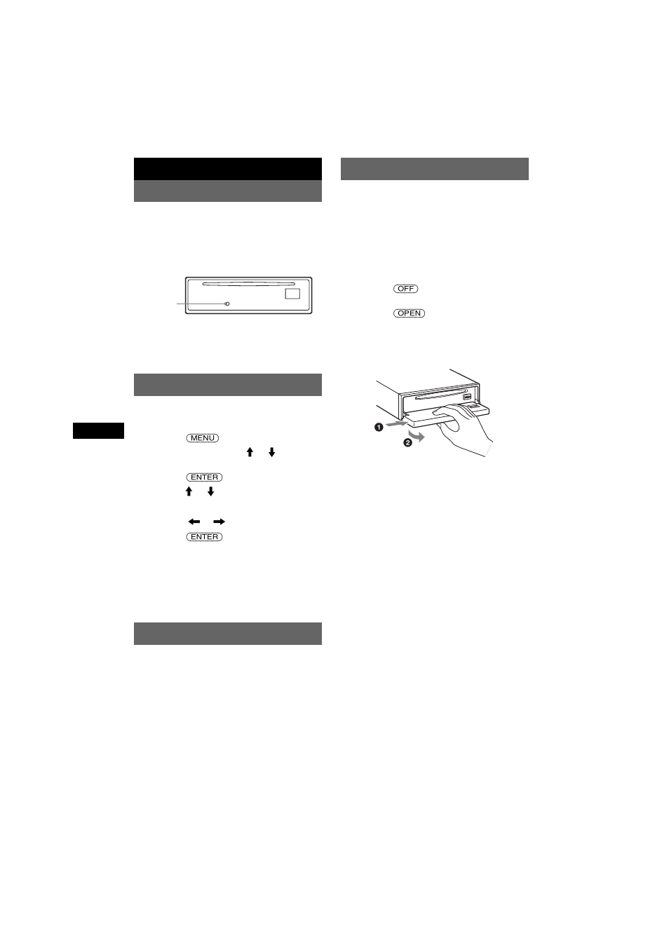 Aan de slag, Het apparaat opnieuw instellen, Klok instellen | Demo stand, Het voorpaneel verwijderen, Aan de slag het apparaat opnieuw instellen | Sony CDX-F7750S User Manual | Page 88 / 108