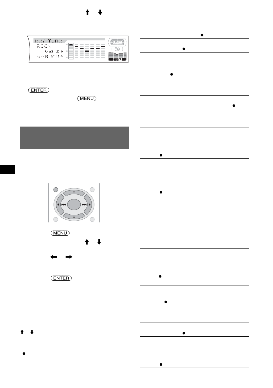 Menu-items aanpassen - menu, Menu-items aanpassen — menu | Sony CDX-F7750S User Manual | Page 96 / 108