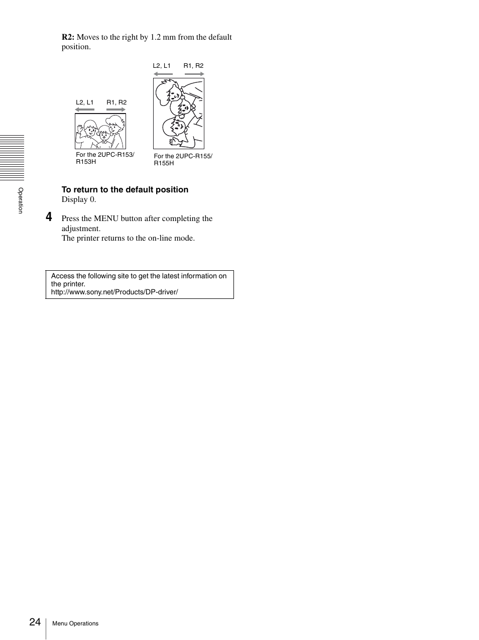 Sony UP-DR150 User Manual | Page 24 / 34