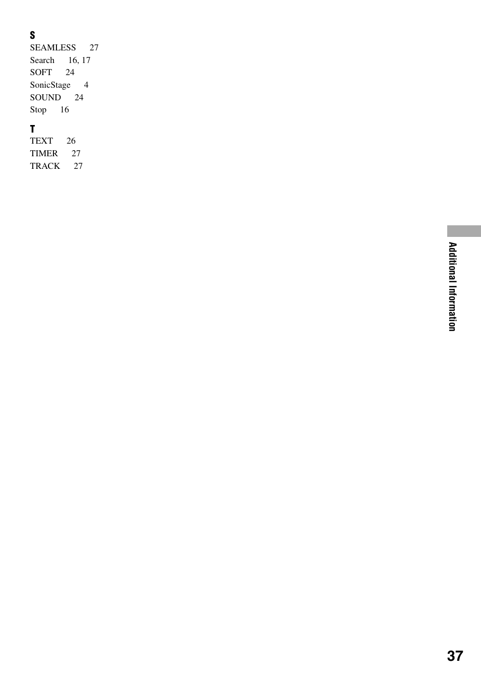 Sony NE830LS User Manual | Page 37 / 40