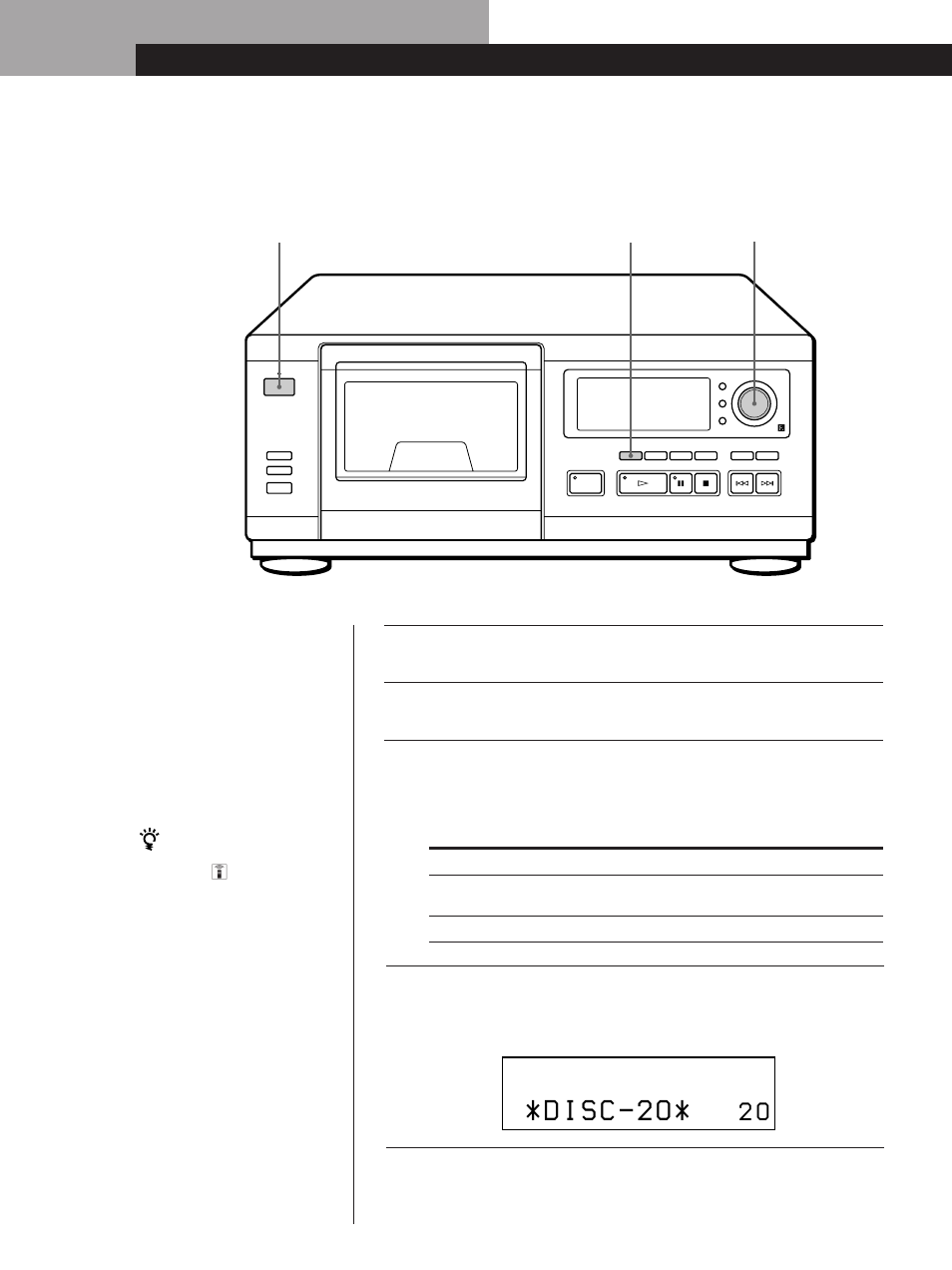 Playing a cd 2 3, Basic operations | Sony CDP-CX55 User Manual | Page 10 / 28