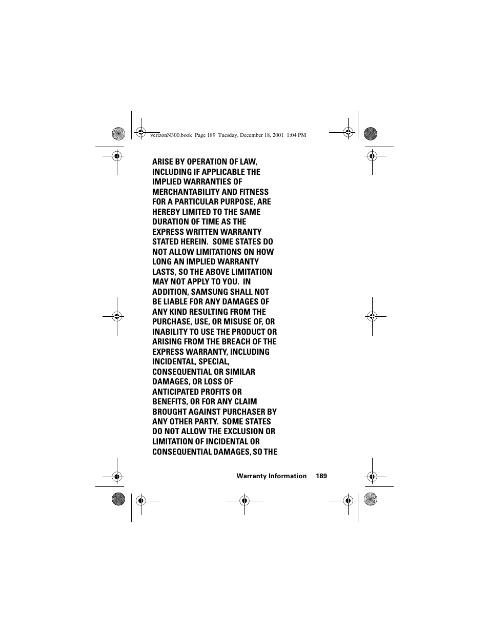 Samsung SCH-N300 User Manual | Page 189 / 198