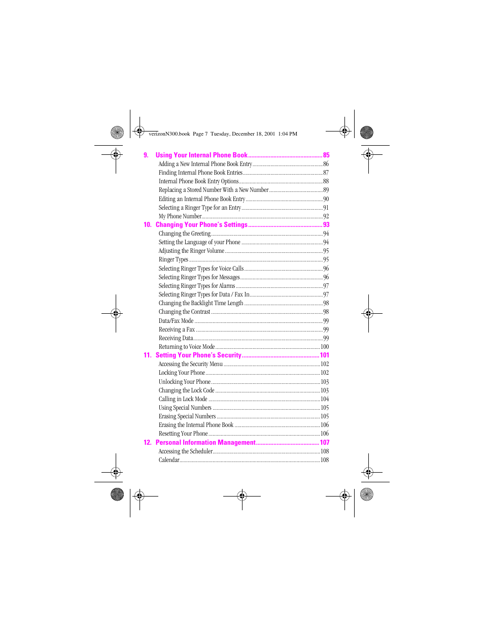 Samsung SCH-N300 User Manual | Page 7 / 198