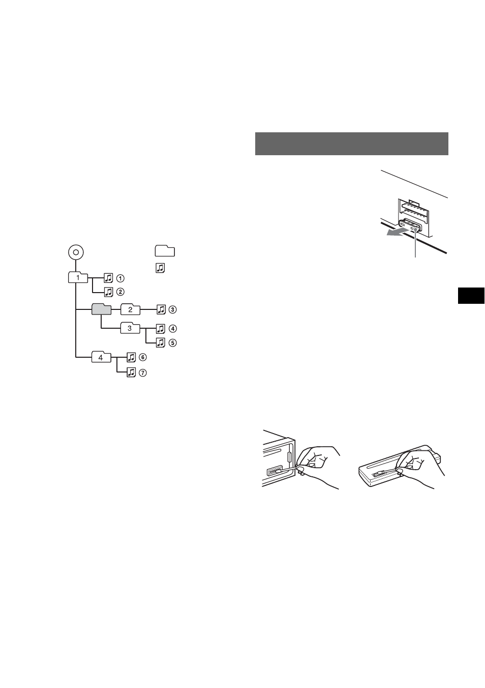 Wartung, Wiedergabereihenfolge von mp3-/ wma-dateien, Austauschen der sicherung | Reinigen der anschlüsse | Sony CDX-GT212 User Manual | Page 27 / 80