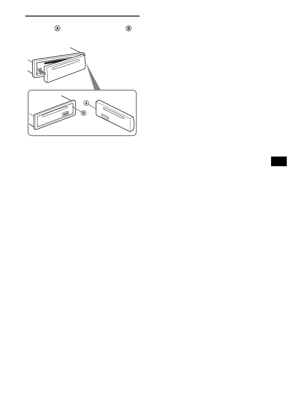 Attaching the front panel | Sony CDX-GT212 User Manual | Page 5 / 80