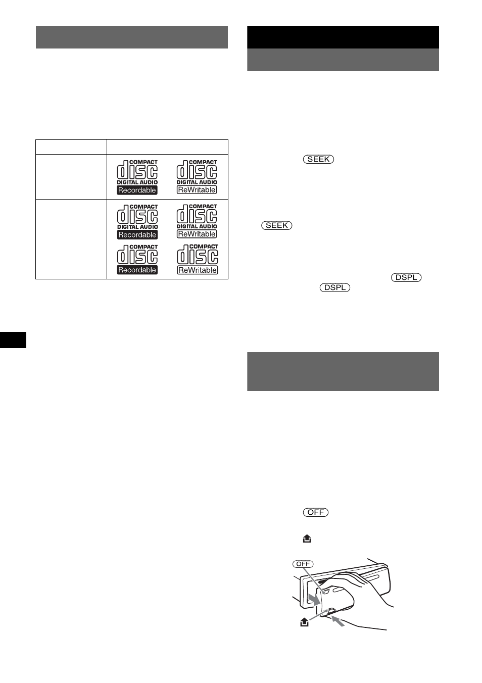 Congratulazioni, Operazioni preliminari, Impostazione dell’orologio | Rimozione del pannello anteriore, Operazioni preliminari impostazione dell’orologio | Sony CDX-GT212 User Manual | Page 50 / 80