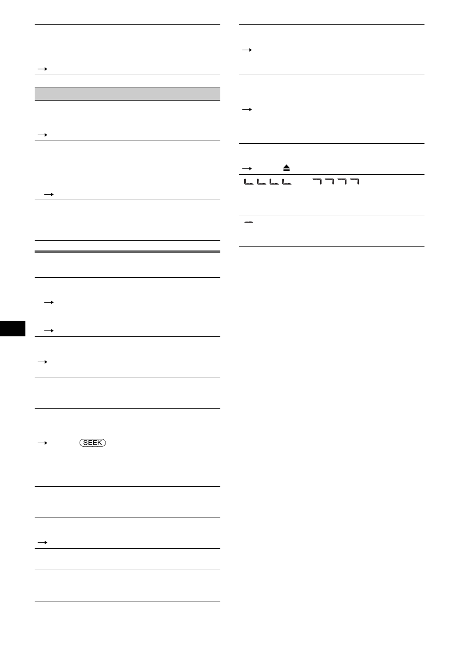 Messaggi e indicazioni di errore | Sony CDX-GT212 User Manual | Page 62 / 80