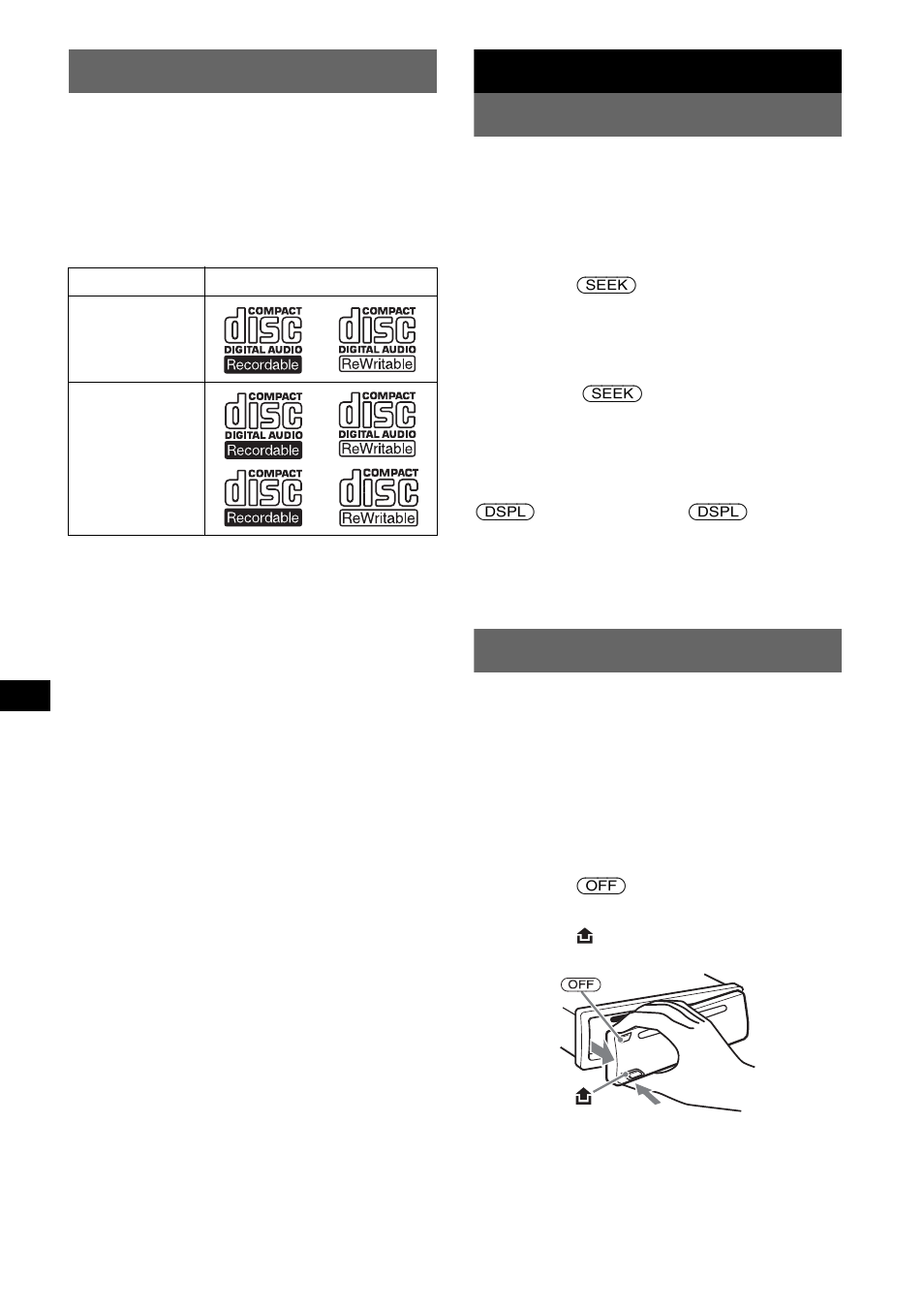 Welkom, Aan de slag, De klok instellen | Het voorpaneel verwijderen, De klok instellen het voorpaneel verwijderen, Aan de slag de klok instellen | Sony CDX-GT212 User Manual | Page 66 / 80