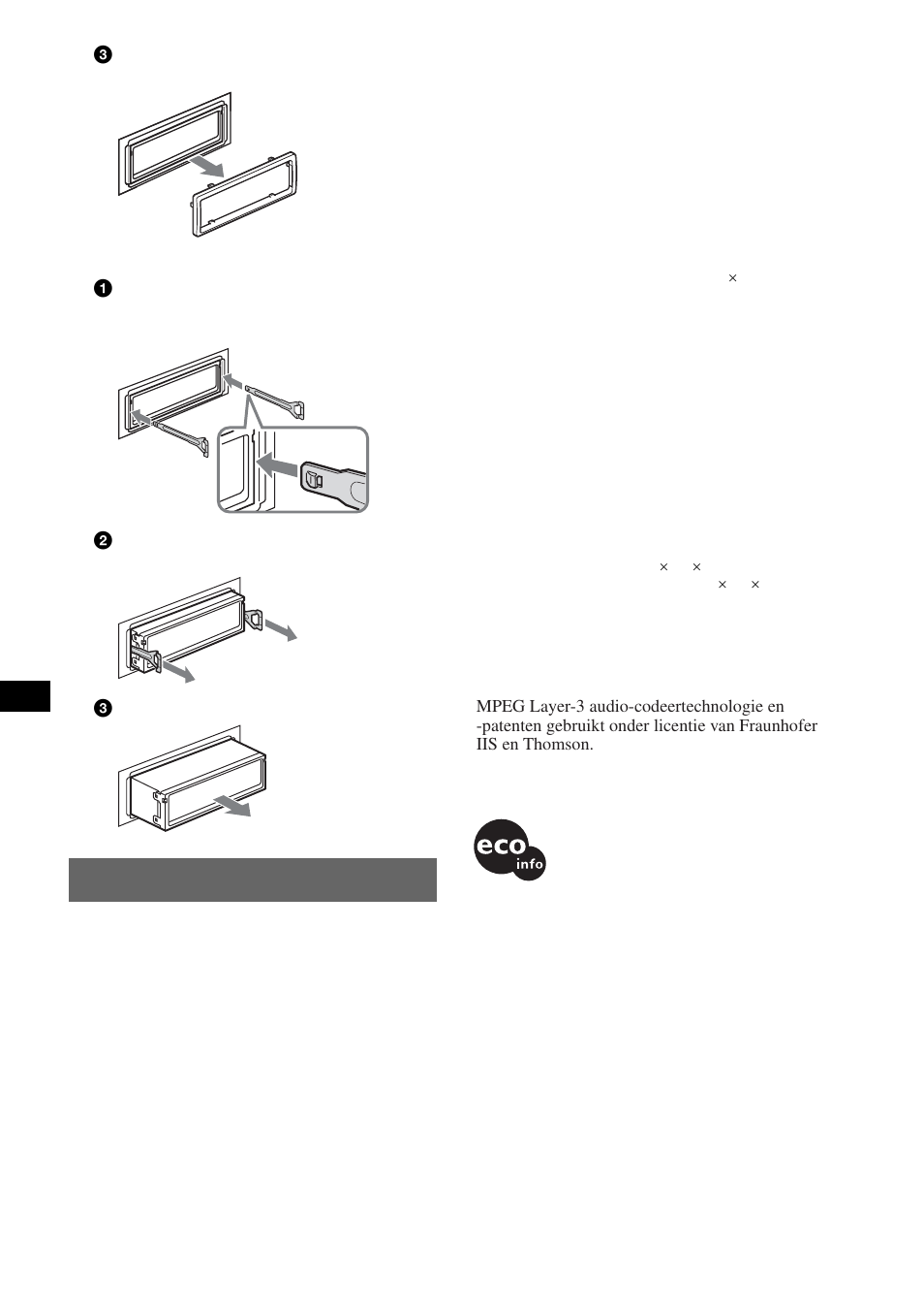 Technische gegevens | Sony CDX-GT212 User Manual | Page 76 / 80